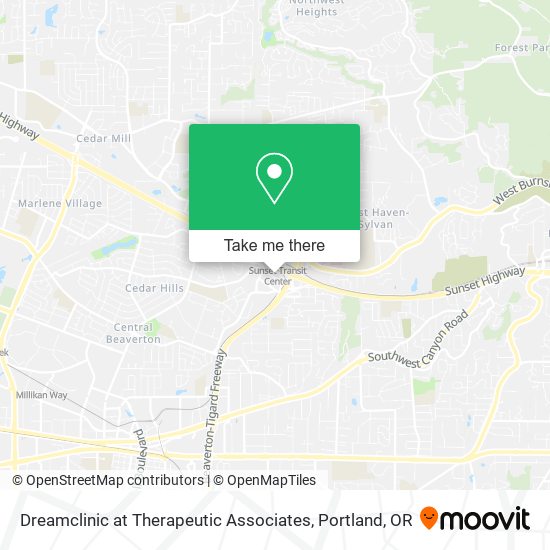 Dreamclinic at Therapeutic Associates map