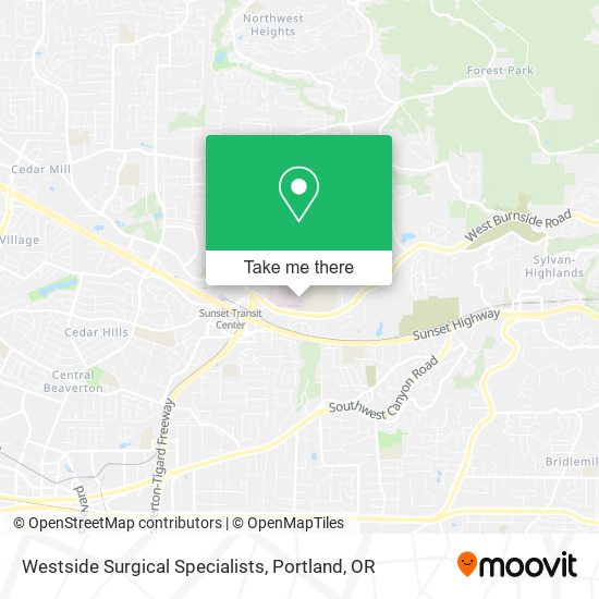 Mapa de Westside Surgical Specialists