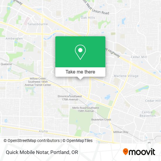 Quick Mobile Notar map