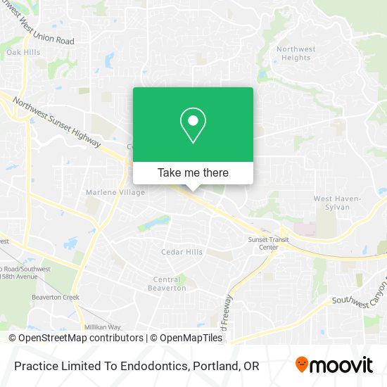 Practice Limited To Endodontics map