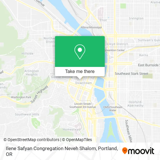 Ilene Safyan Congregation Neveh Shalom map