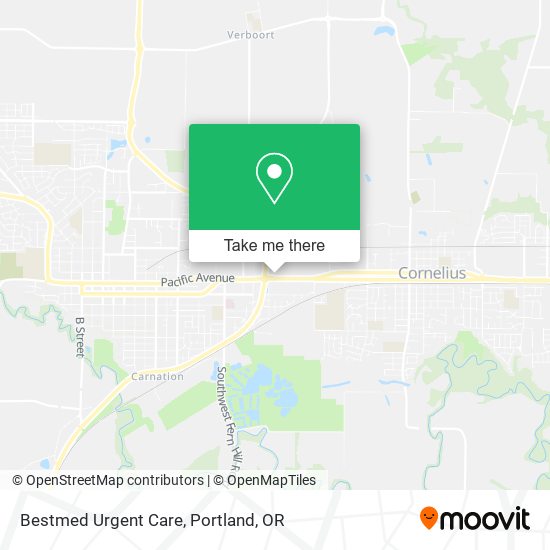 Bestmed Urgent Care map