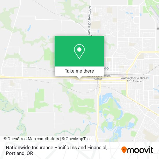 Nationwide Insurance Pacific Ins and Financial map