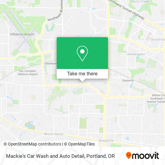 Mackie's Car Wash and Auto Detail map