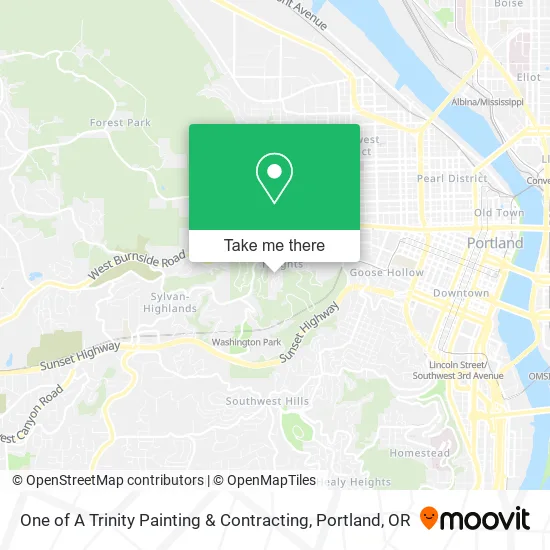 One of A Trinity Painting & Contracting map