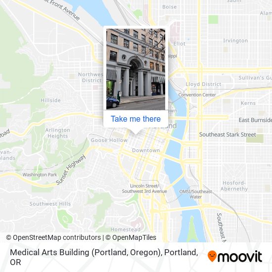 Mapa de Medical Arts Building (Portland, Oregon)