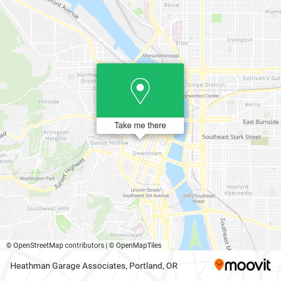 Mapa de Heathman Garage Associates