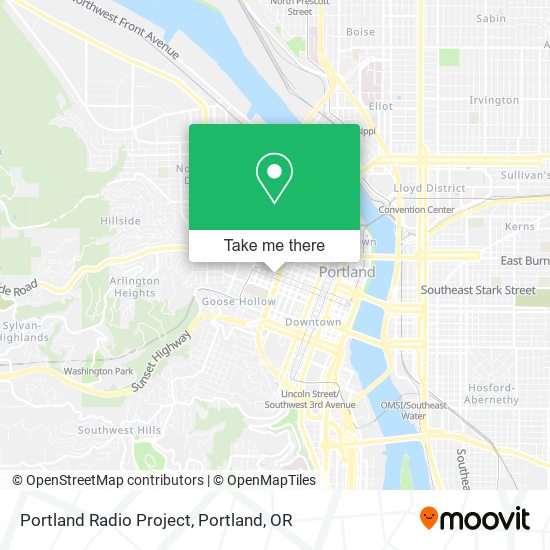 Portland Radio Project map