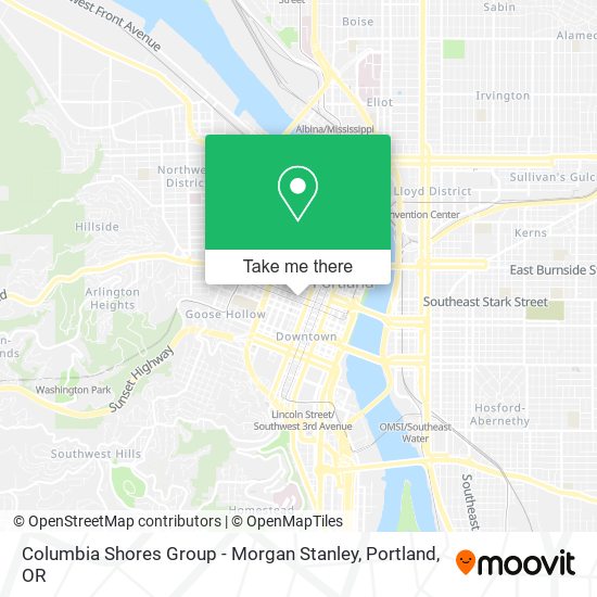 Columbia Shores Group - Morgan Stanley map