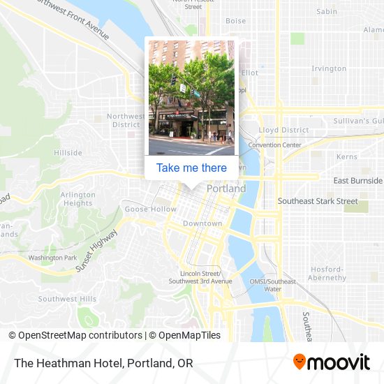 Mapa de The Heathman Hotel