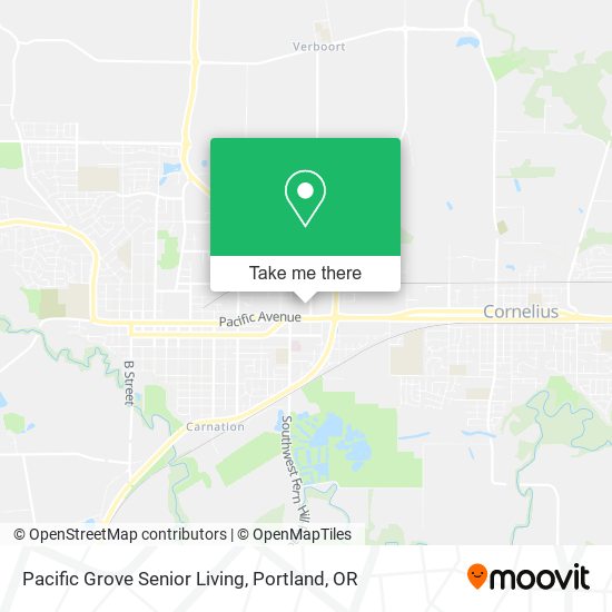 Pacific Grove Senior Living map
