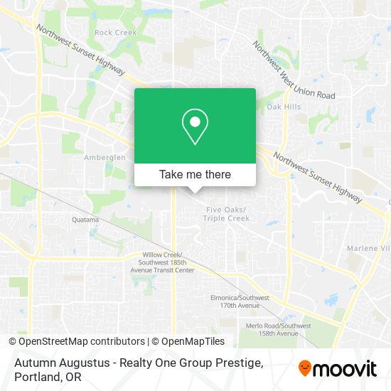 Mapa de Autumn Augustus - Realty One Group Prestige