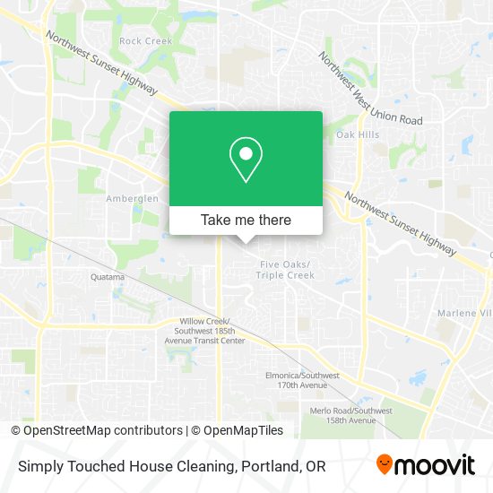 Simply Touched House Cleaning map