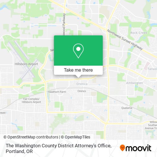 Mapa de The Washington County District Attorney's Office