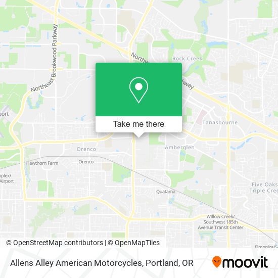 Allens Alley American Motorcycles map