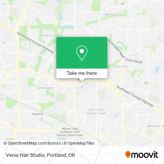 Venis Hair Studio map