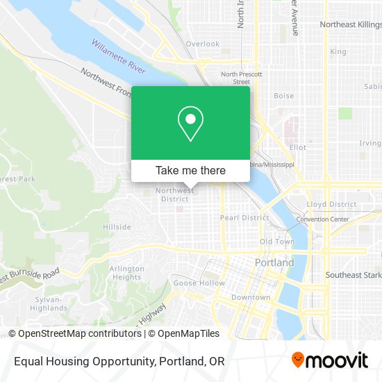 Mapa de Equal Housing Opportunity