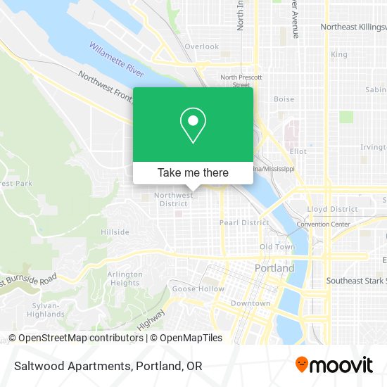 Saltwood Apartments map