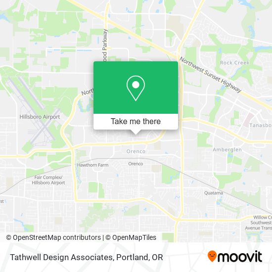 Tathwell Design Associates map