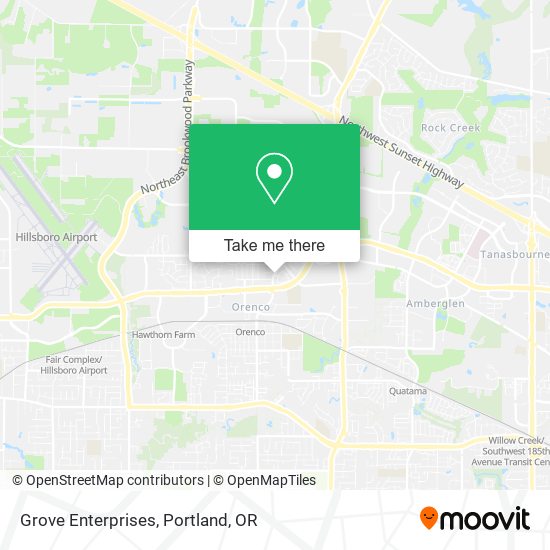 Mapa de Grove Enterprises