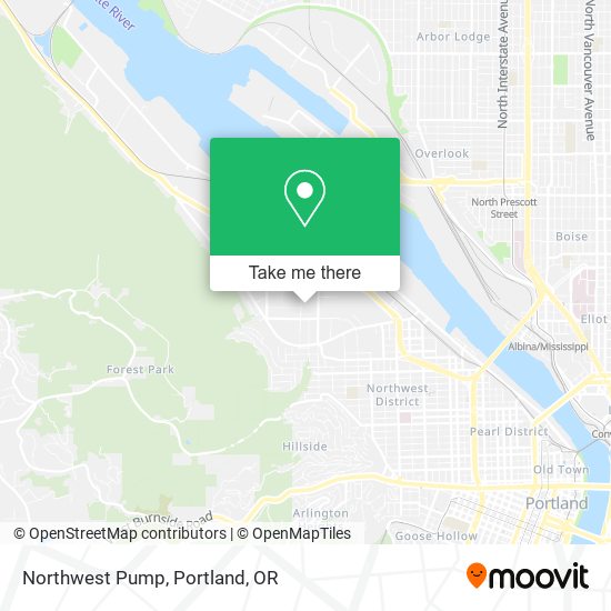 Northwest Pump map