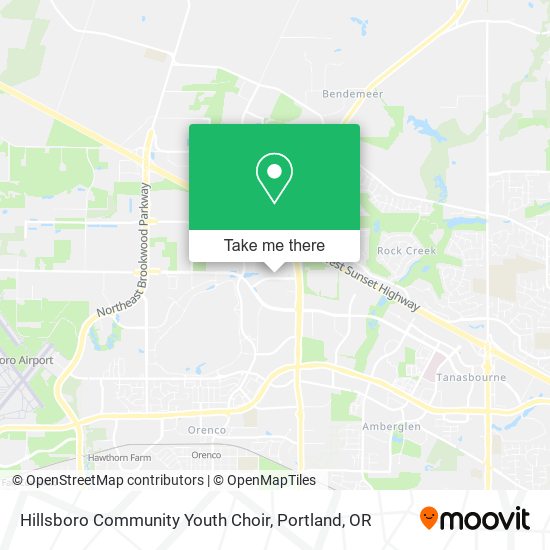 Hillsboro Community Youth Choir map