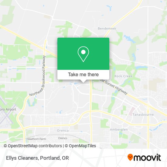 Ellys Cleaners map