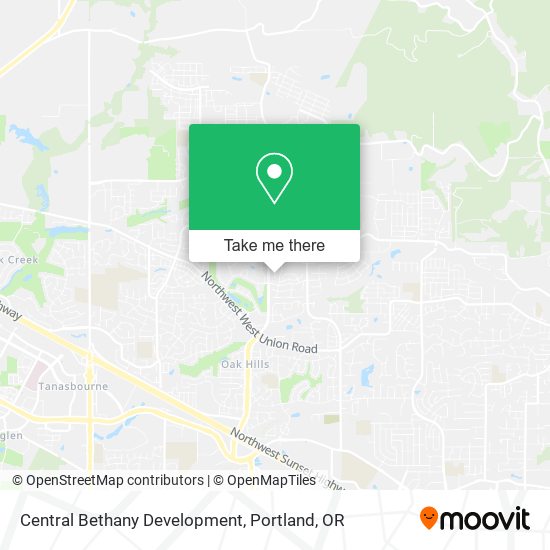 Central Bethany Development map