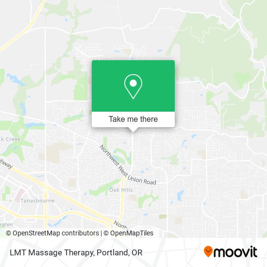 LMT Massage Therapy map