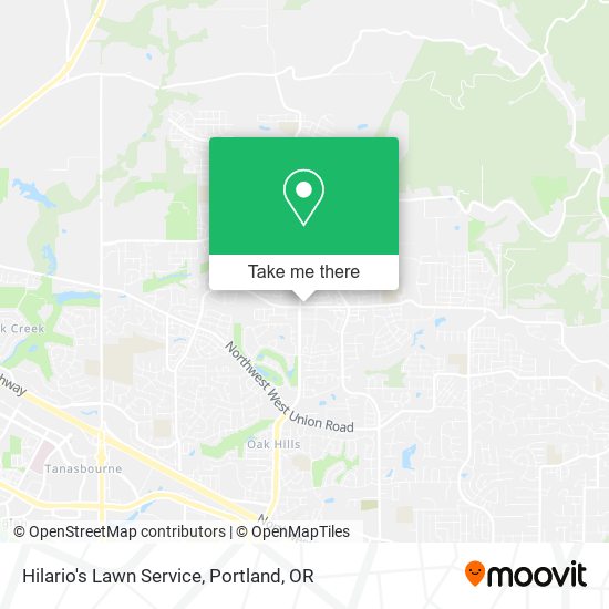 Hilario's Lawn Service map