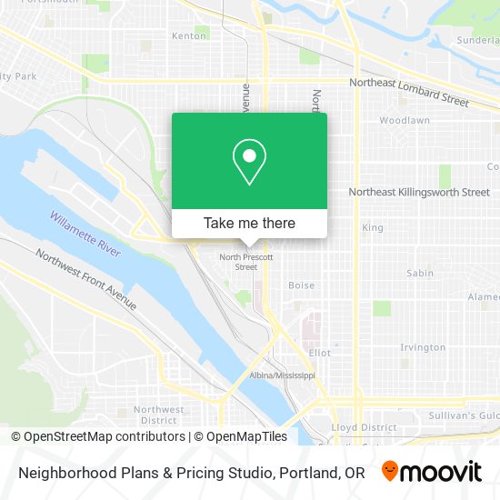 Neighborhood Plans & Pricing Studio map