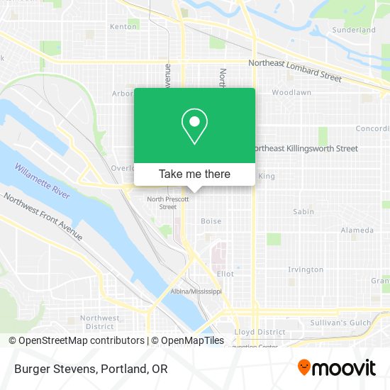 Mapa de Burger Stevens