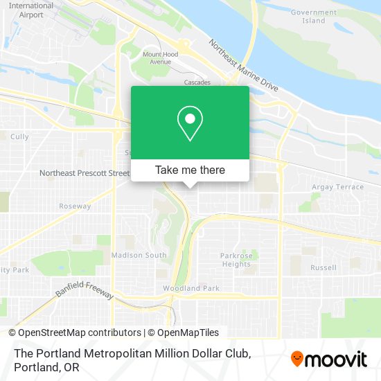 Mapa de The Portland Metropolitan Million Dollar Club