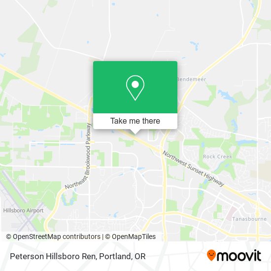Mapa de Peterson Hillsboro Ren