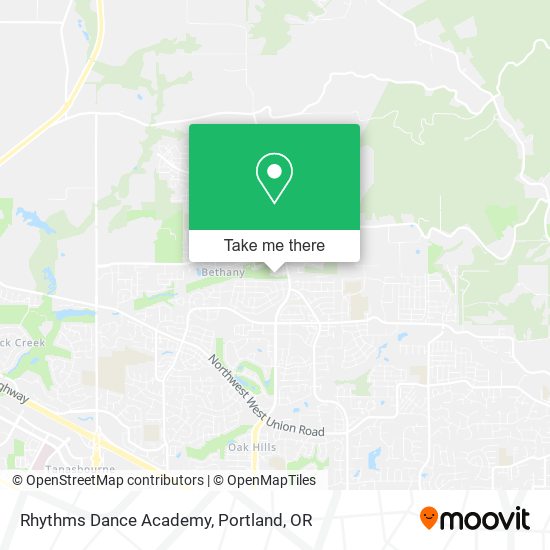Mapa de Rhythms Dance Academy