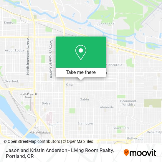 Mapa de Jason and Kristin Anderson - Living Room Realty