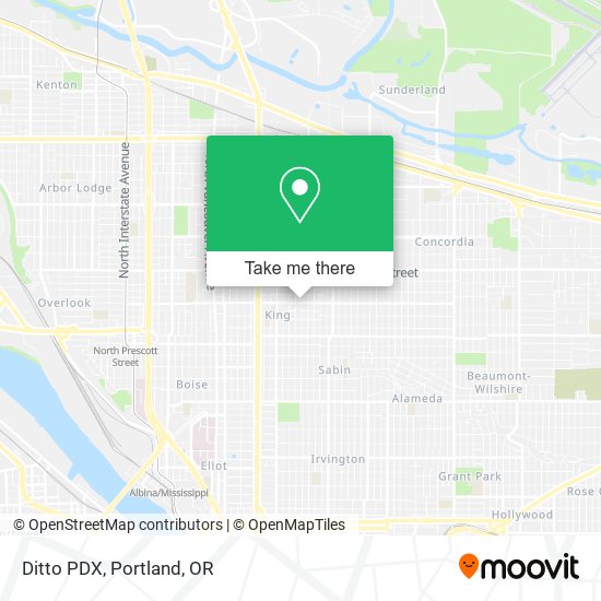 Ditto PDX map
