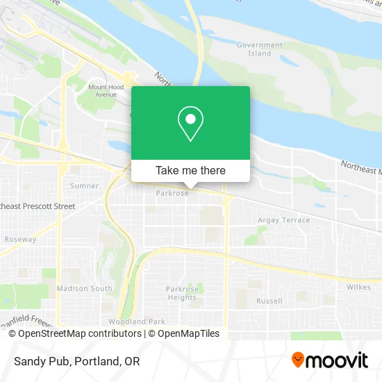 Sandy Pub map