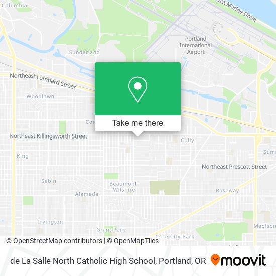 de La Salle North Catholic High School map