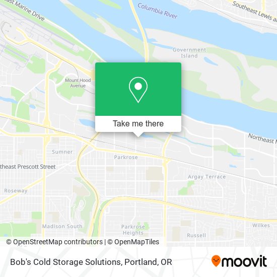 Mapa de Bob's Cold Storage Solutions