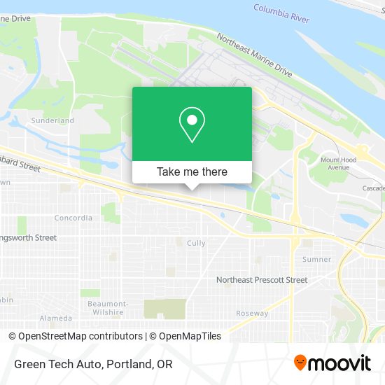 Green Tech Auto map
