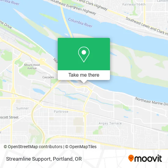 Mapa de Streamline Support