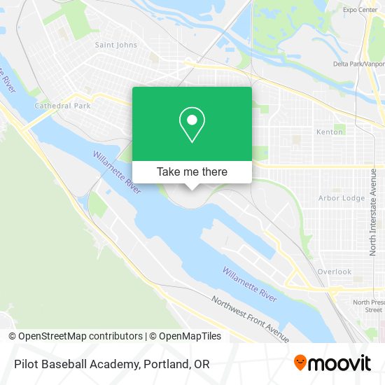 Pilot Baseball Academy map
