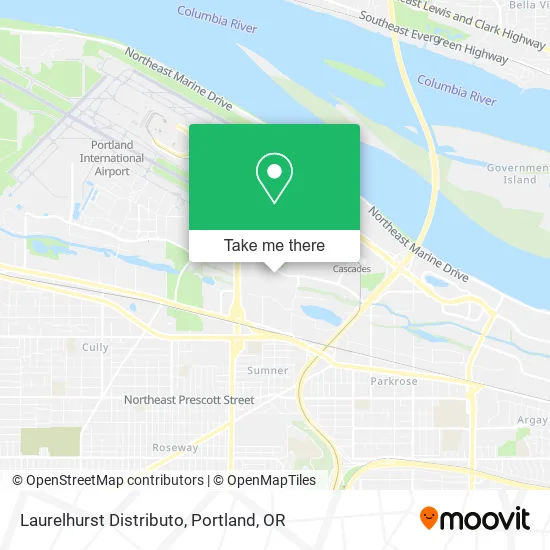 Laurelhurst Distributo map