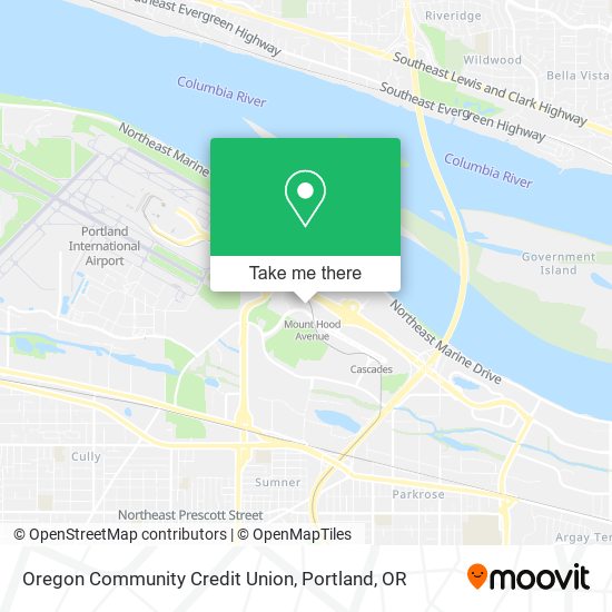 Oregon Community Credit Union map