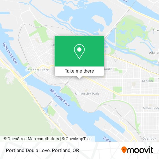 Portland Doula Love map