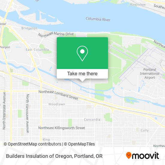 Mapa de Builders Insulation of Oregon