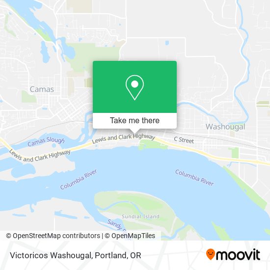Victoricos Washougal map