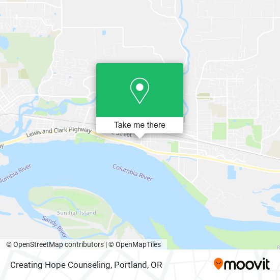 Creating Hope Counseling map