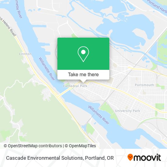 Cascade Environmental Solutions map